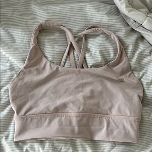 Pink Racerback Sports Bra Lululemon size 6
